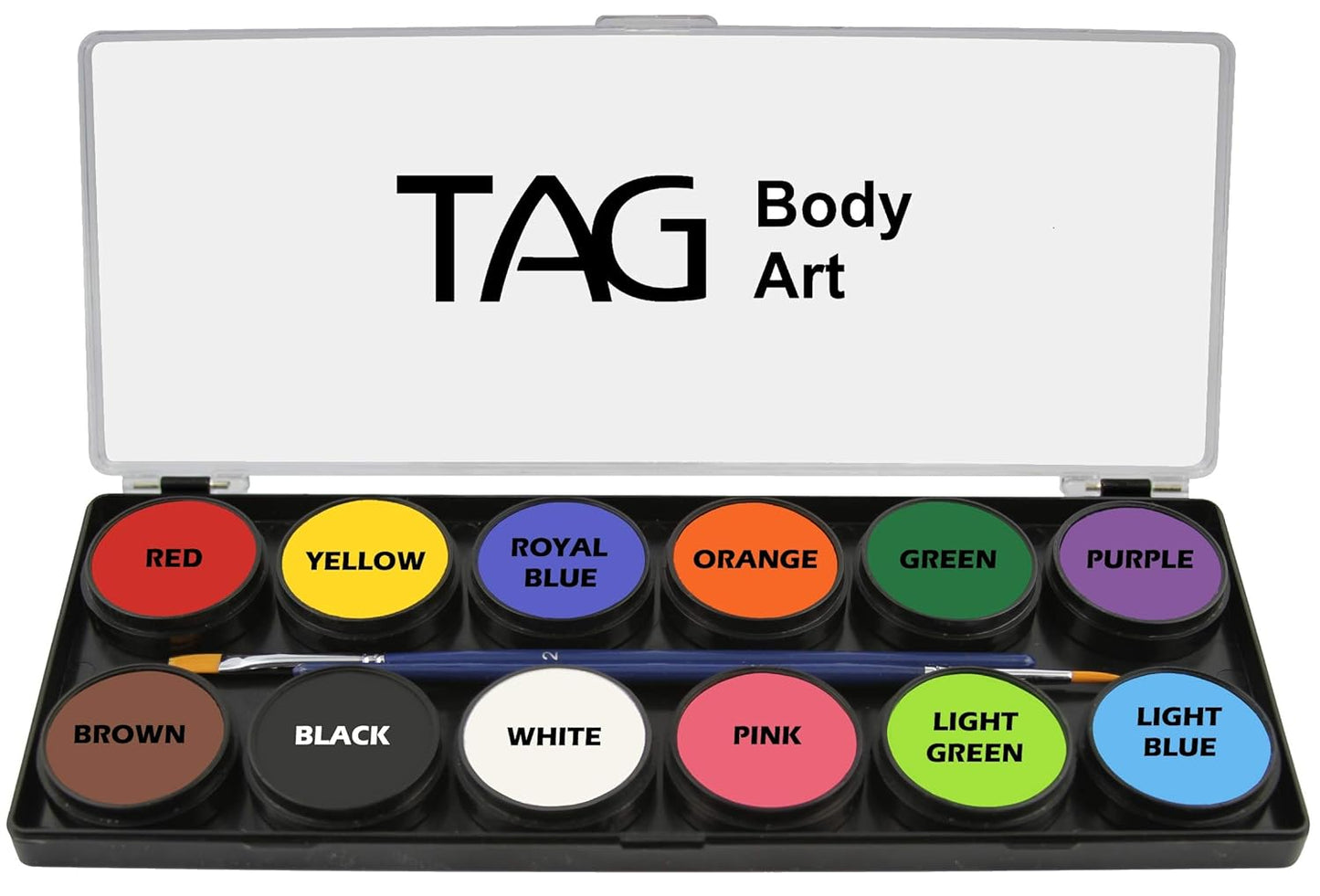 TAG Face & Body Paint - Regular Palette 12 X 10G