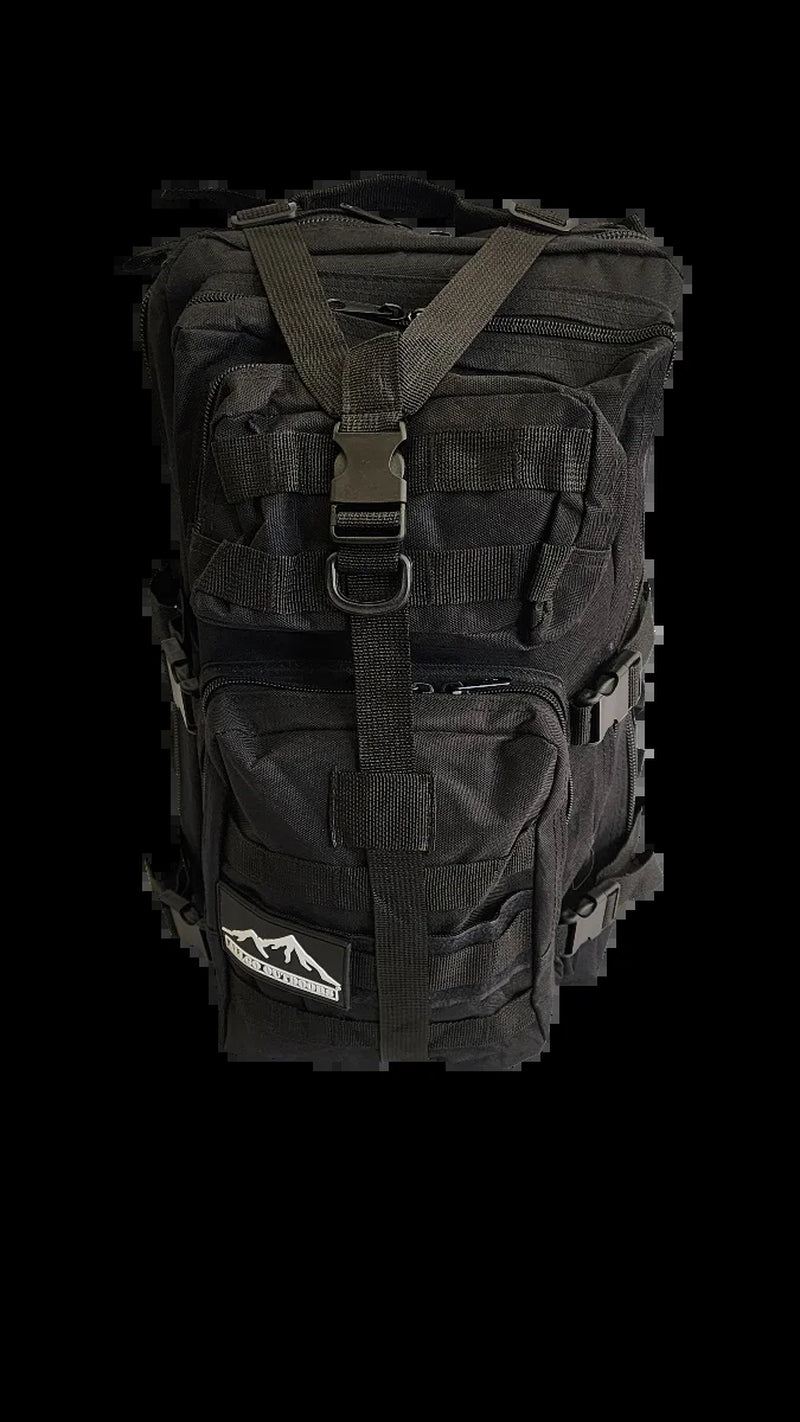 Ultimate Survival and Med Kit Complete 35L Bug Out Bag Backpack - Black