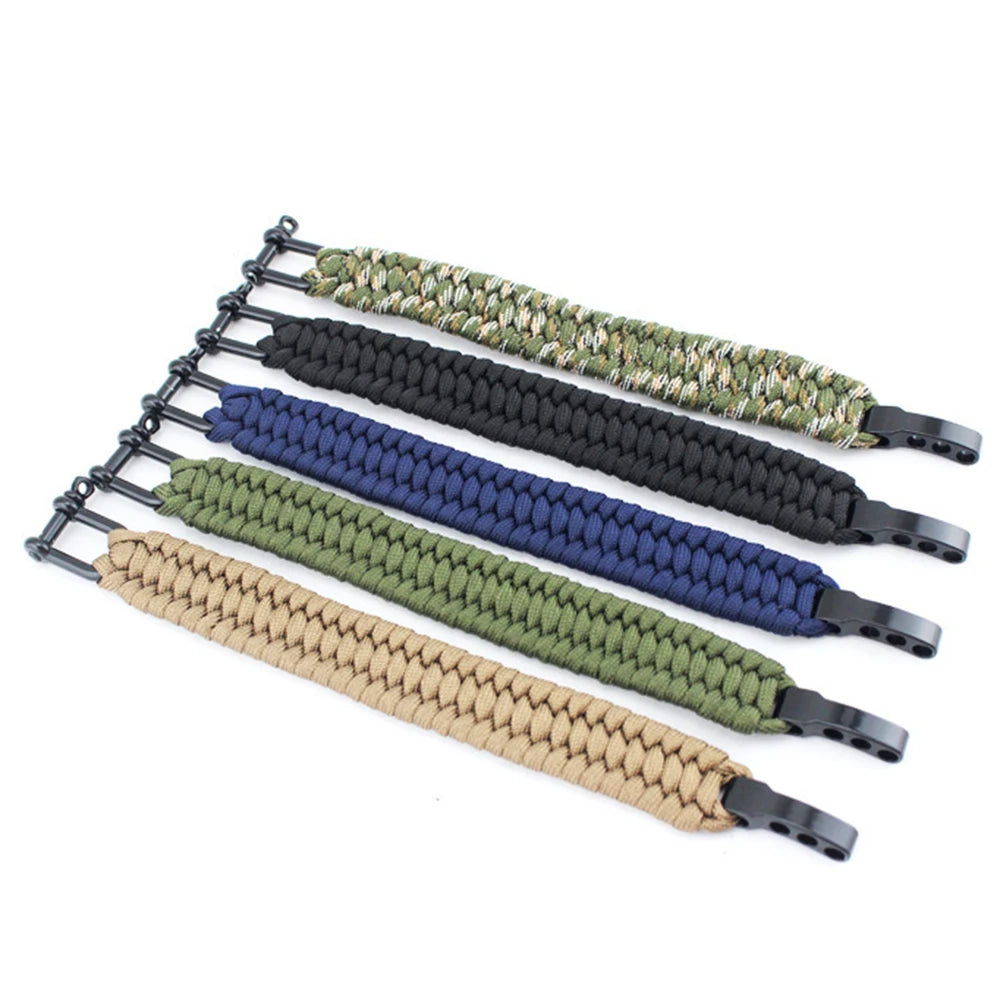 Outdoor Survival Paracord Nylon Rope Bracelet Survival Kit for Men Outdoor Emergency Survival Parachute Dropshipping